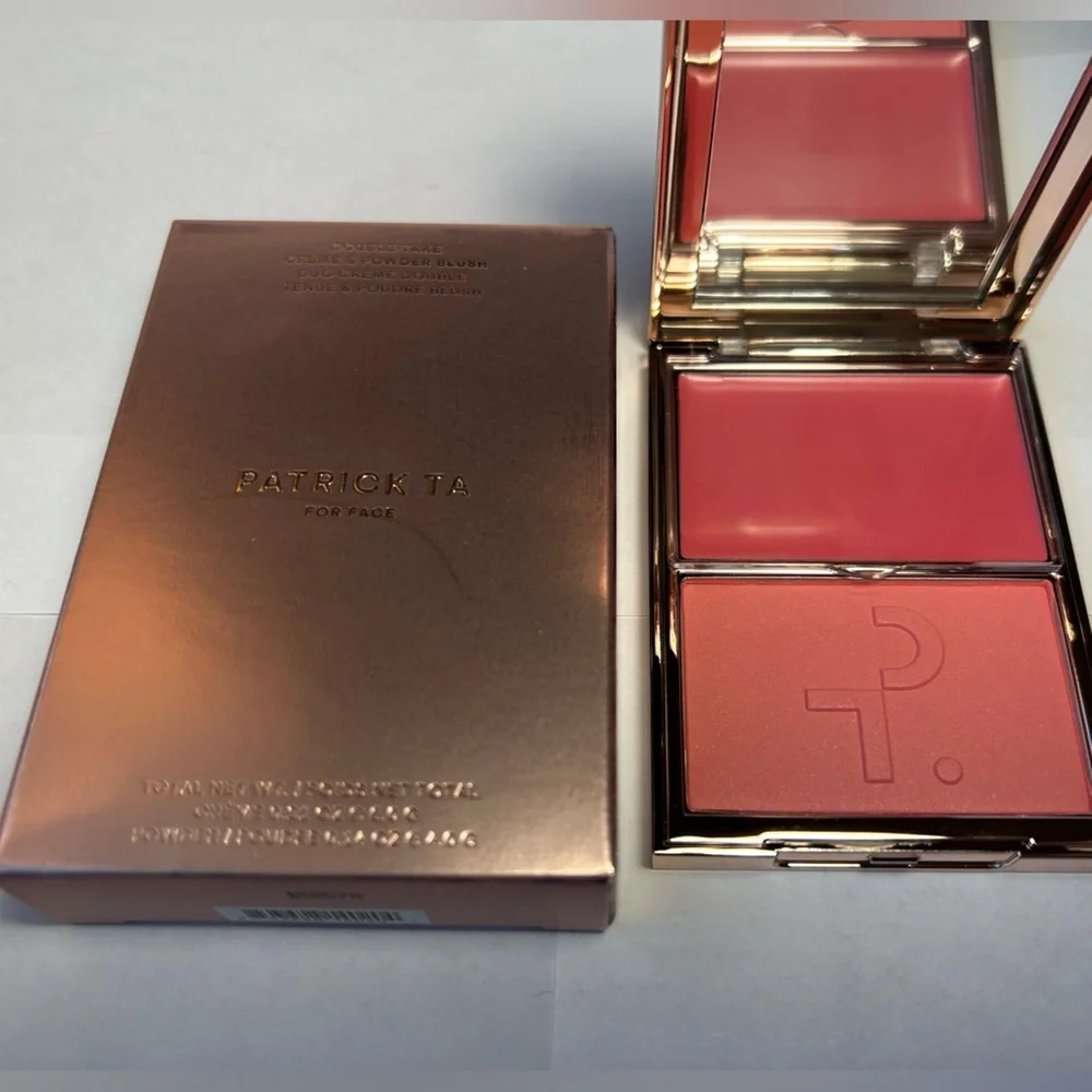 NWT🌷Patrick Ta Major Headlines Creme & Powder Blush Duo in “She’s That Girl”